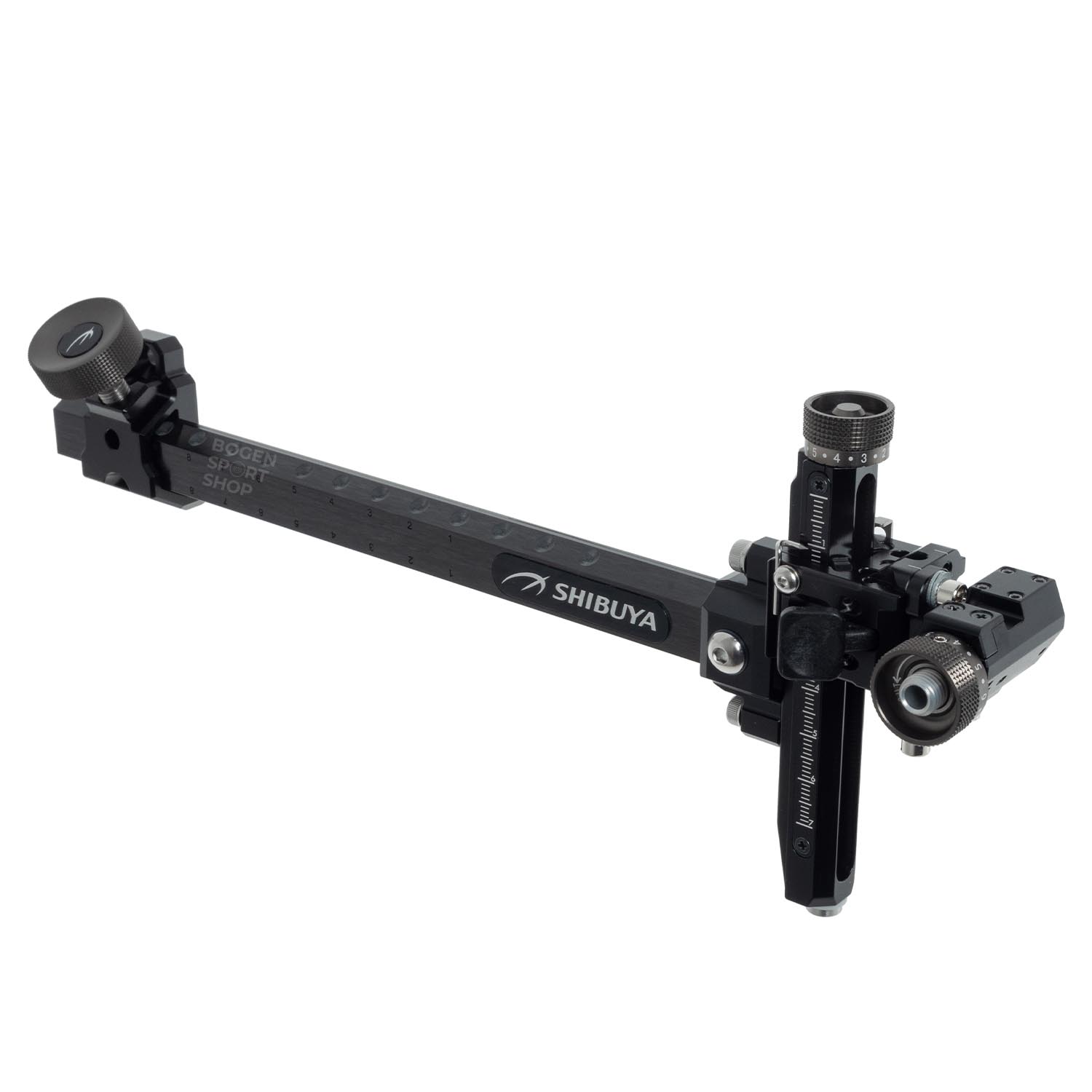 Спортивный прицел для блочного лука Shibuya Ultima CPX III 400-9 CARBON RH BLACK