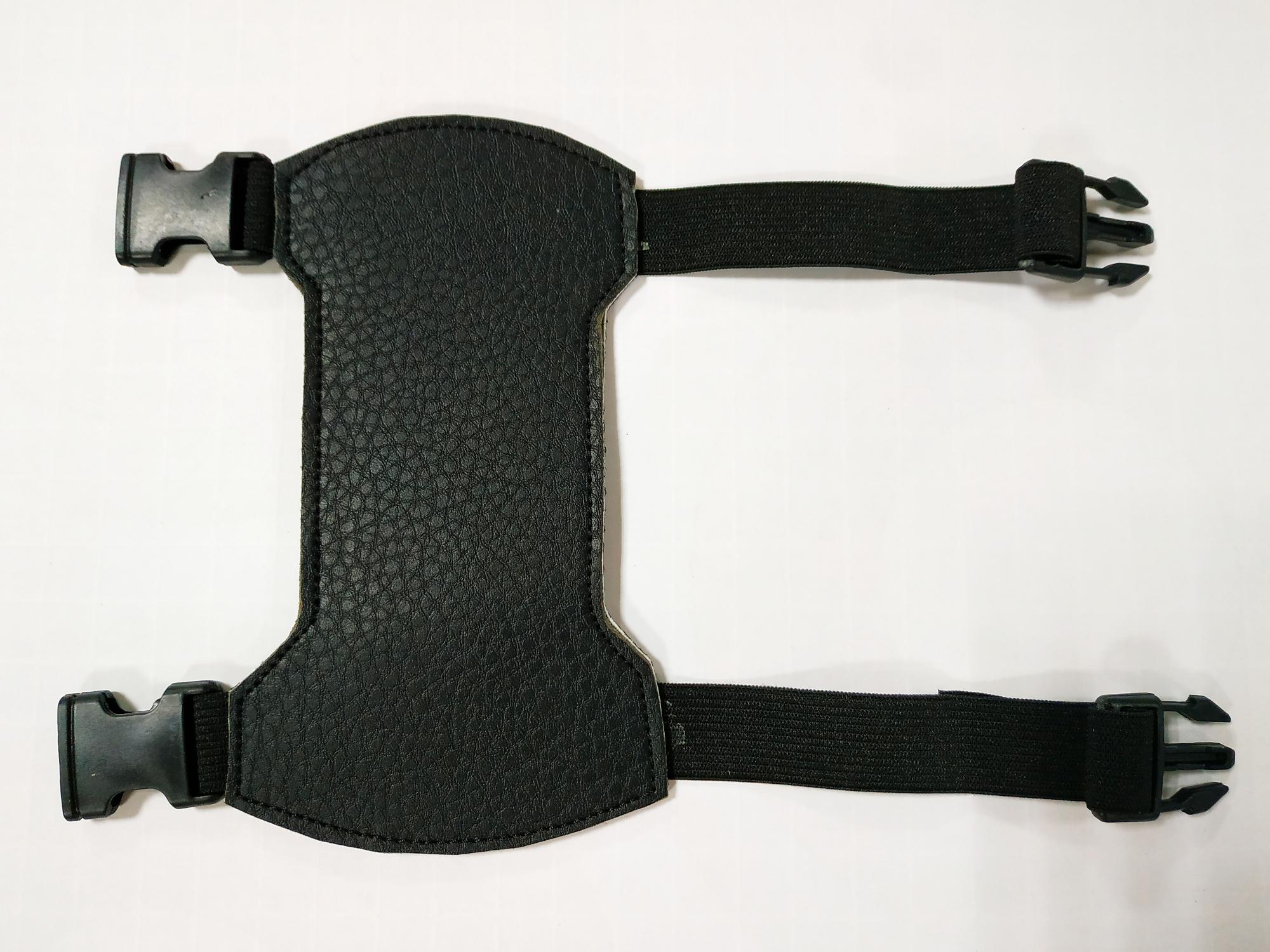 Крага База черная  эко/кожа 15 см