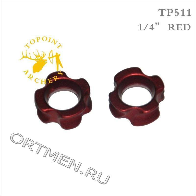 Пип-сайт алюминиевый 1/4 (Красный)