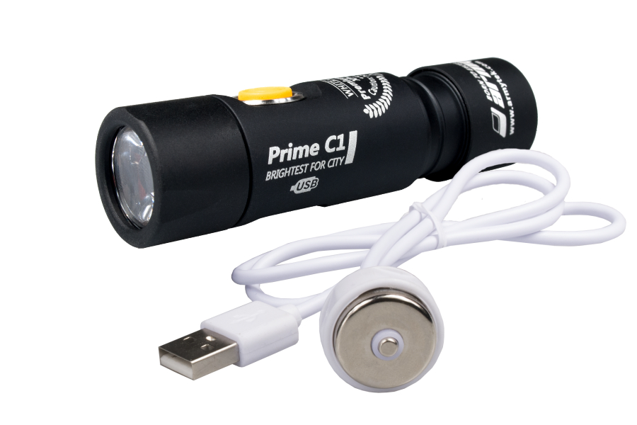 Фонарь Armytek Prime C1 Magnet USB Белый  Фонарь Armytek Prime C1 Magnet USB Белый