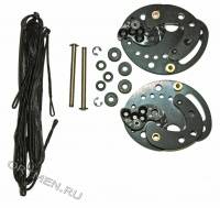 Комплект блоков для лука Хищник (тросы в комплекте)