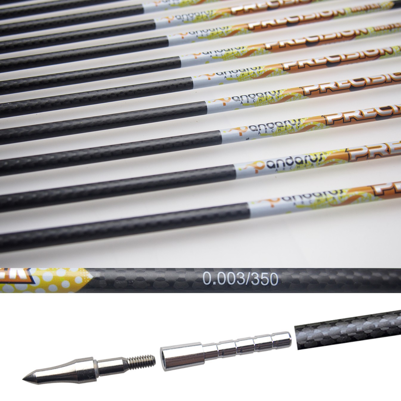 Стрела лучная карбоновая Pandarus Precision 3K Hunter