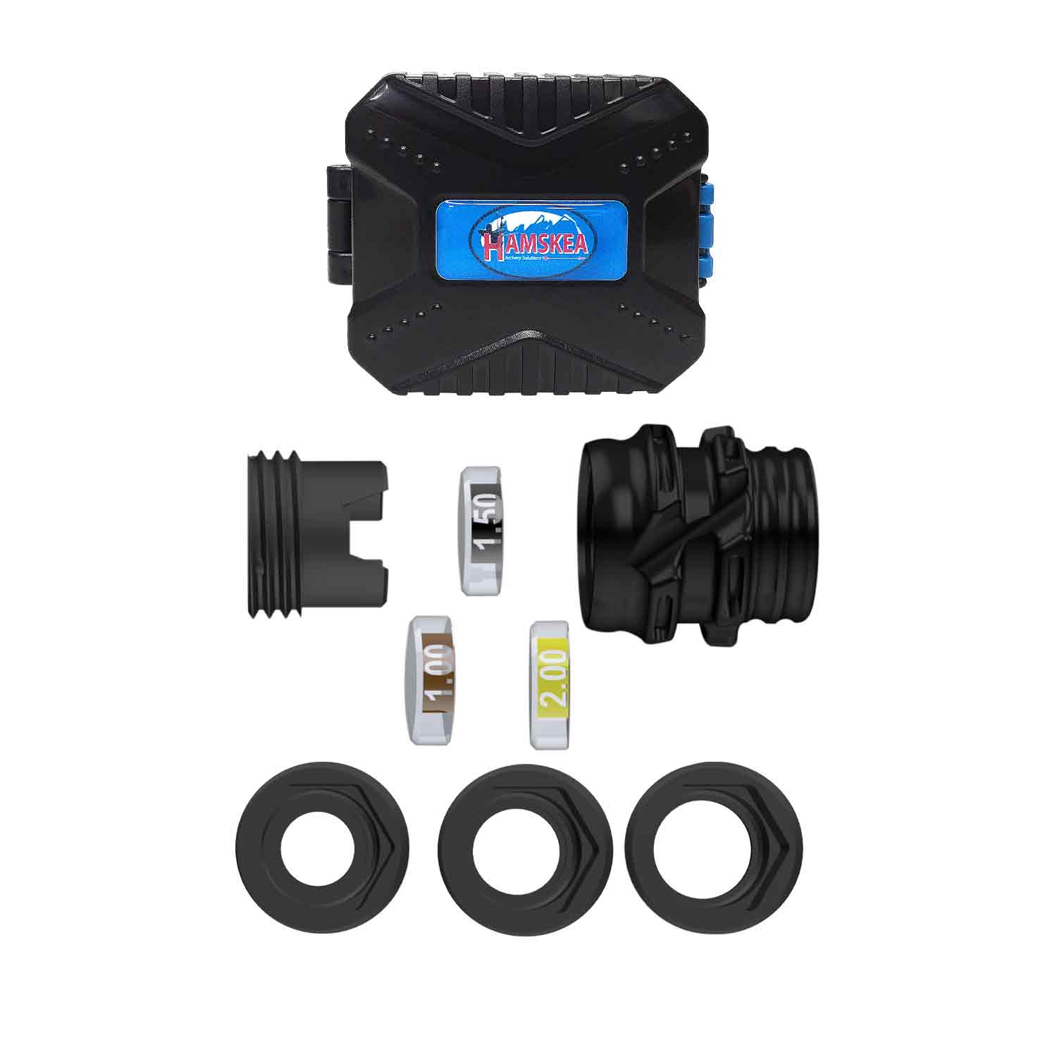 Пипсайт с набором апертур и линз Hamskea FS Raptor Deluxe Peep System Kit
