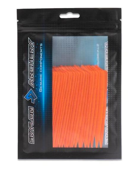 товар Оперение натуральное Skylon SHIELD 4" RW  орандж 24 шт