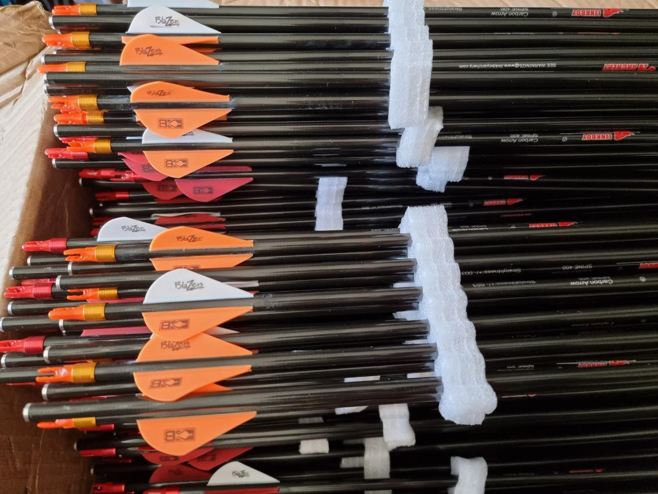 Стрела лучная карбоновая LinkBoy Hunter 6.2 в сборе