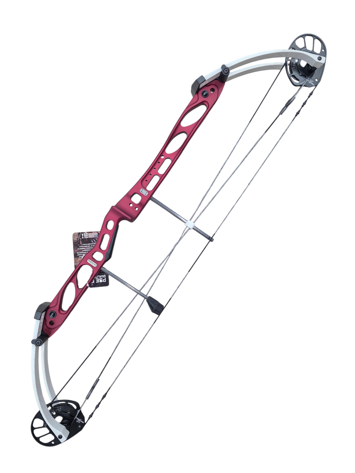 Лук блочный спортивный PSE Lazer X 2026 Красный  60 фунтов