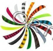 Оперение натуральное 4 Parabol RW-Black