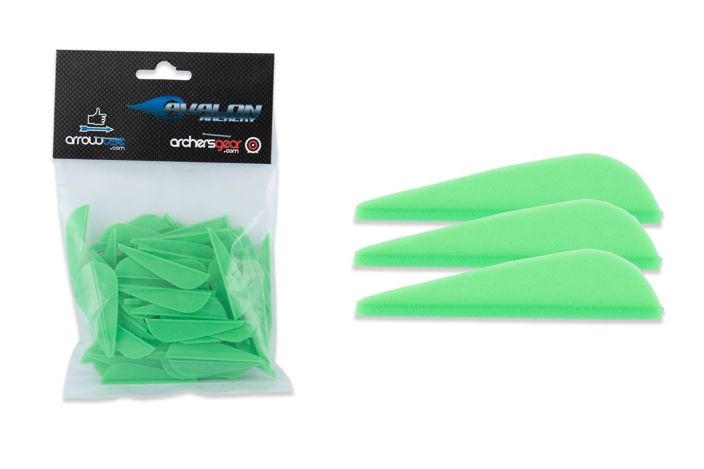 Оперение Avalon 1.75 зеленое