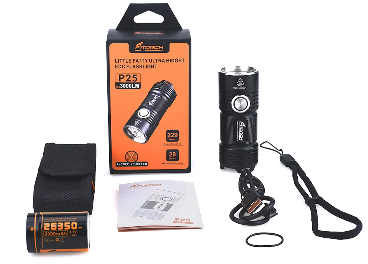 Фонарь FiTorch P25 универсальный 